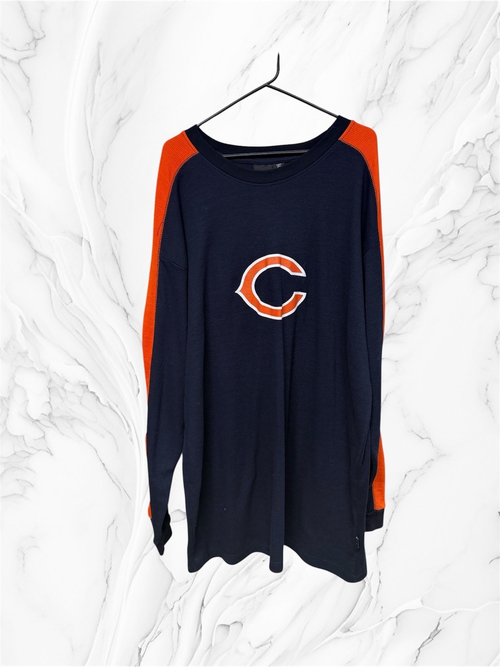 NFL Chicago beats Navy Blue Team Apparel Crewneck Sweatshirt 3XL
